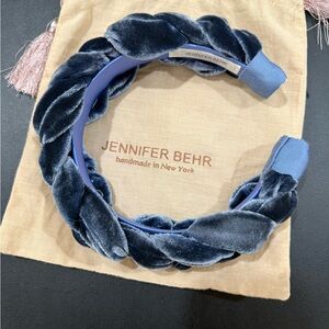 Jennifer Behr Lorelei Braided Velvet headband